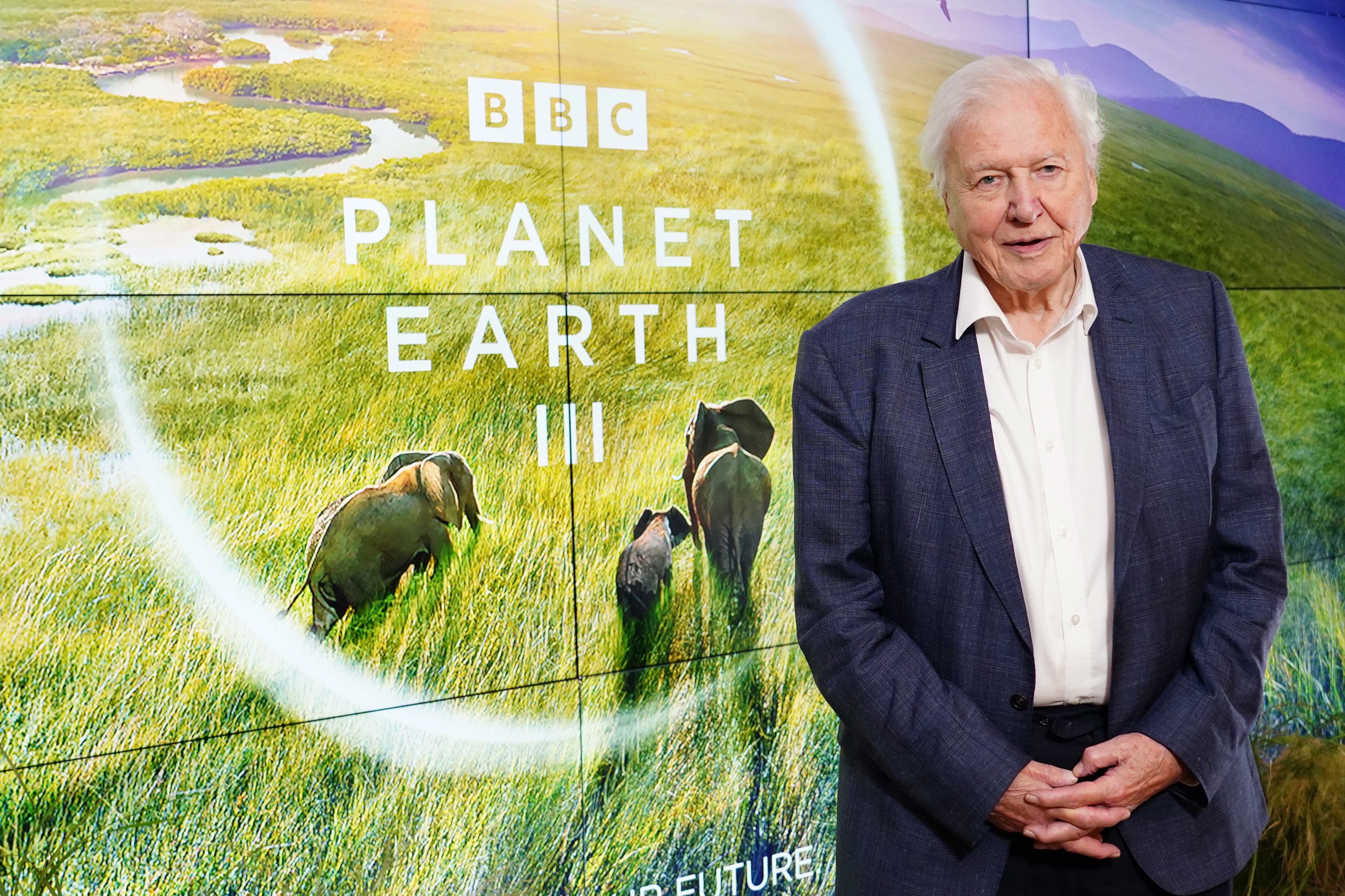 Sir David Attenborough at the global launch of BBC Studio’s Planet Earth III