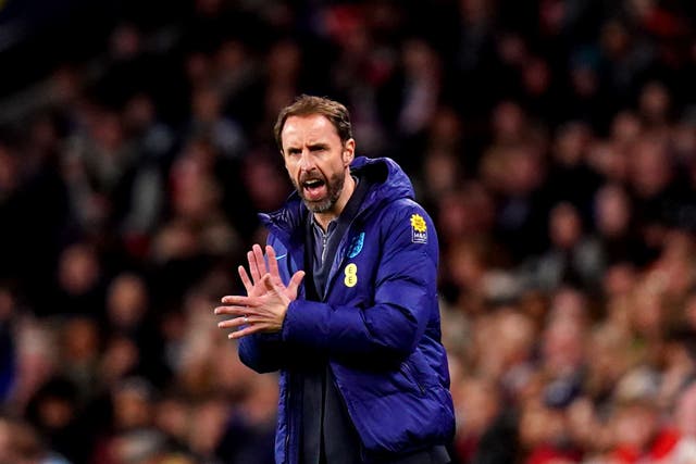 England manager Gareth Southgate during the UEFA Euro 2024 qualifying match at Wembley Stadium, London. Picture date: Tuesday October 17, 2023.