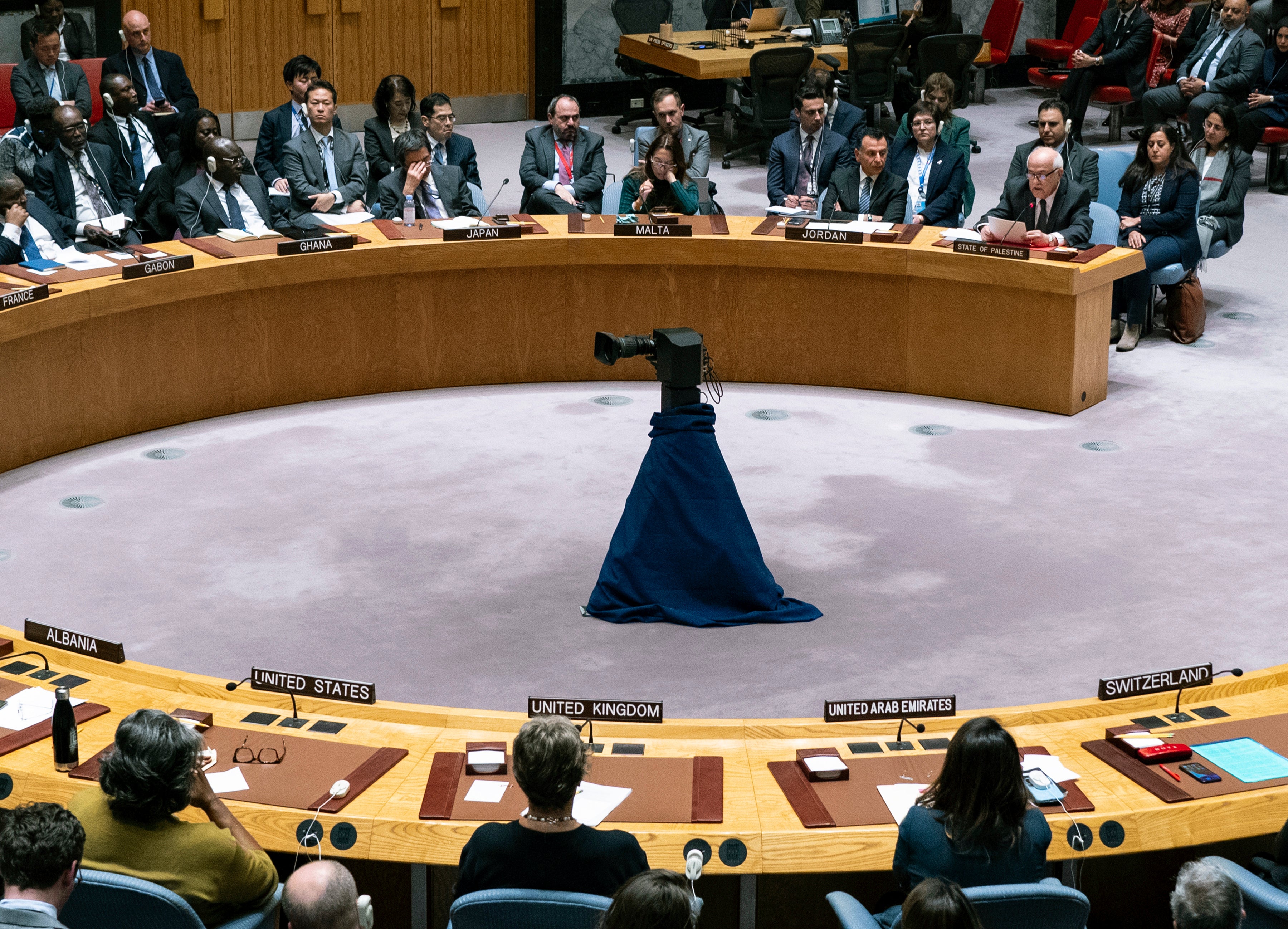 UN Israel Palestinians Security Council