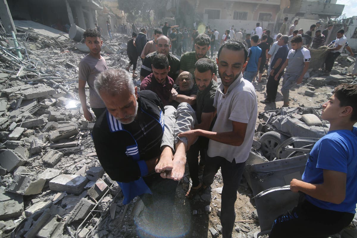 Live updates | Intense Israeli bombardments strike Gaza as the war ...