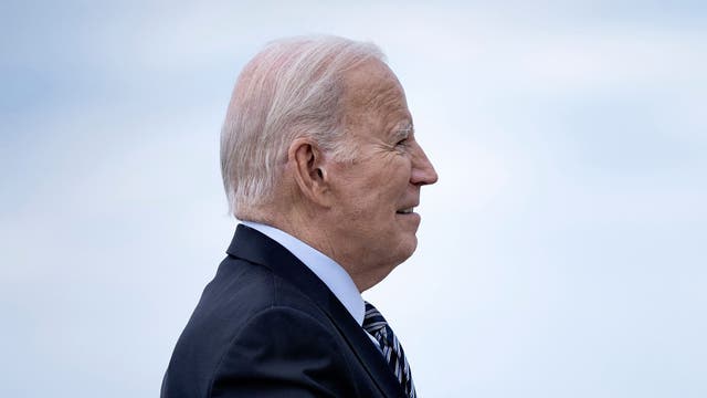 <p>US President Joe Biden boards Air Force One at Joint Base Andrews in Maryland, on October 17, 2023, enroute to Israel.</p>