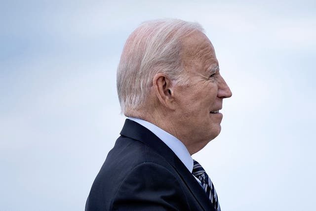 <p>US President Joe Biden boards Air Force One at Joint Base Andrews in Maryland, on October 17, 2023, enroute to Israel.</p>
