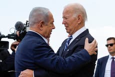 Biden backs Israel in blaming ‘the other team’ for Gaza hospital blast during Tel Aviv trip