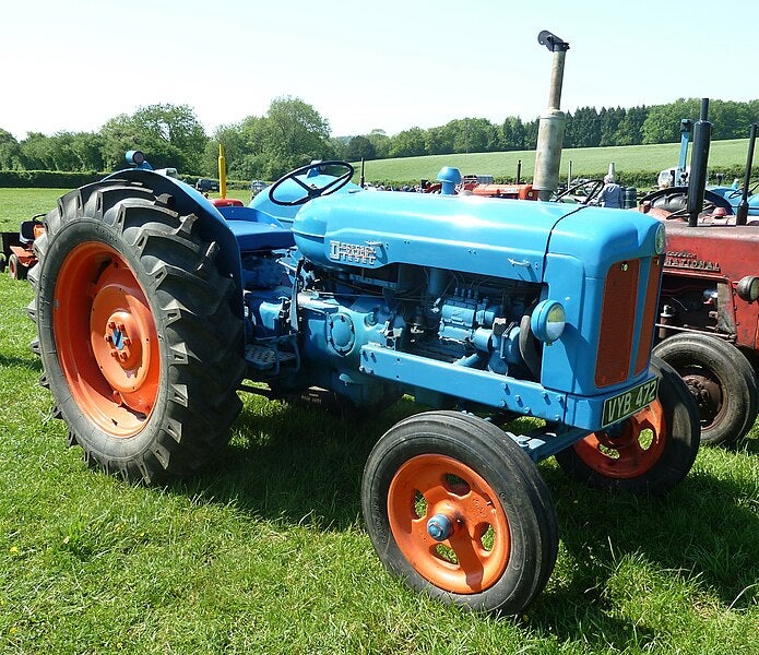 While not the same model, Mr Moss was reported to be riding a Ford tractor at the time