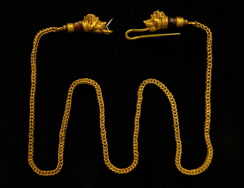 A gold chain similar to one of the items stolen from the British Museum, which issued the picture in the hope it could lead to the recovery of objects