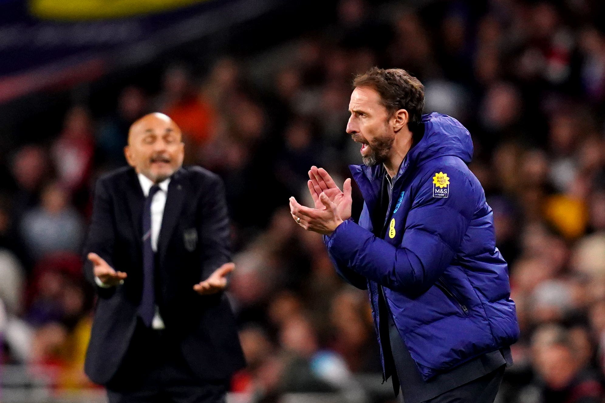 Gareth Southgate’s England were impressive winners over Italy (John Walton/PA).