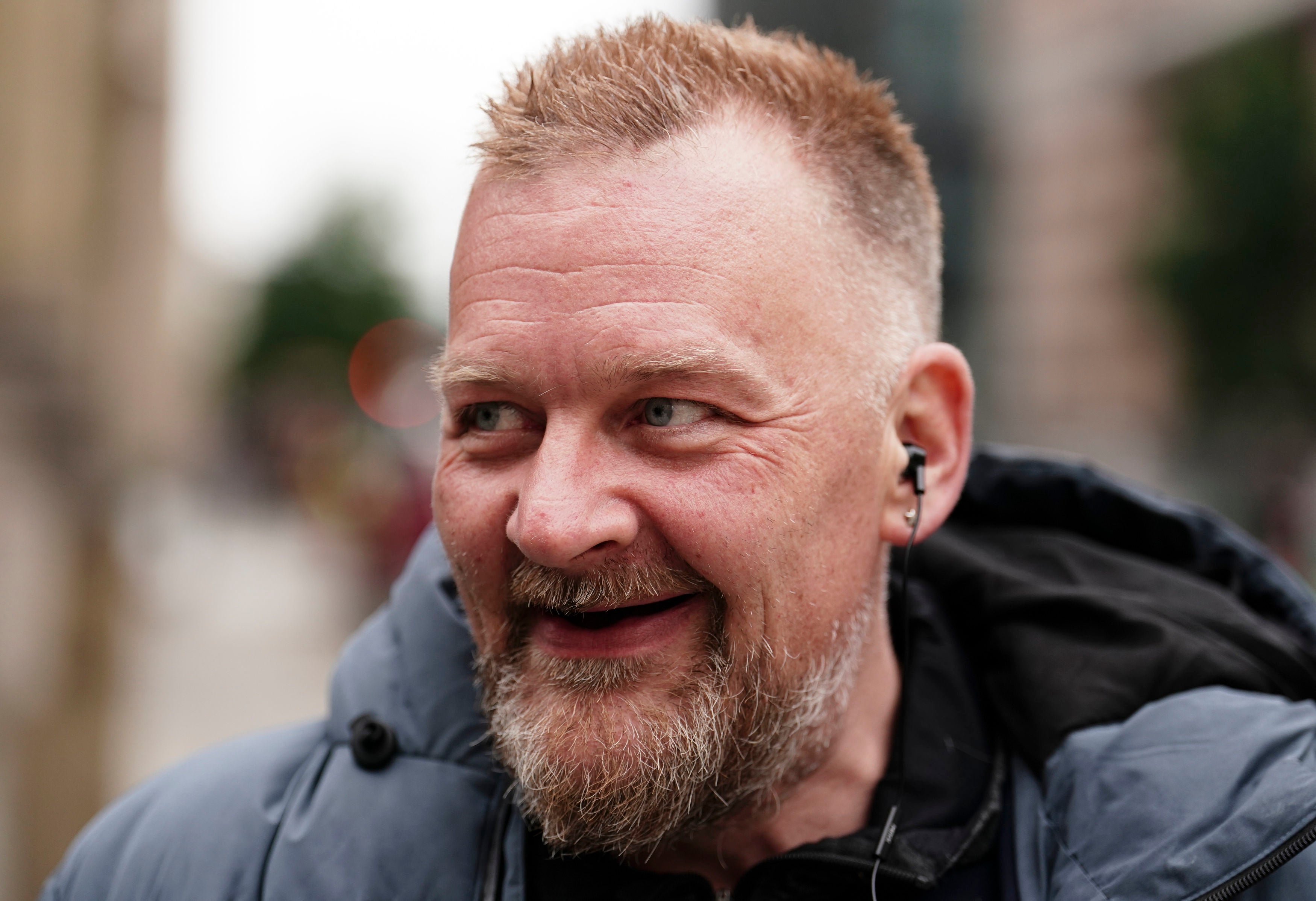 Simon Parry arrives at City Of London Magistrates' Court