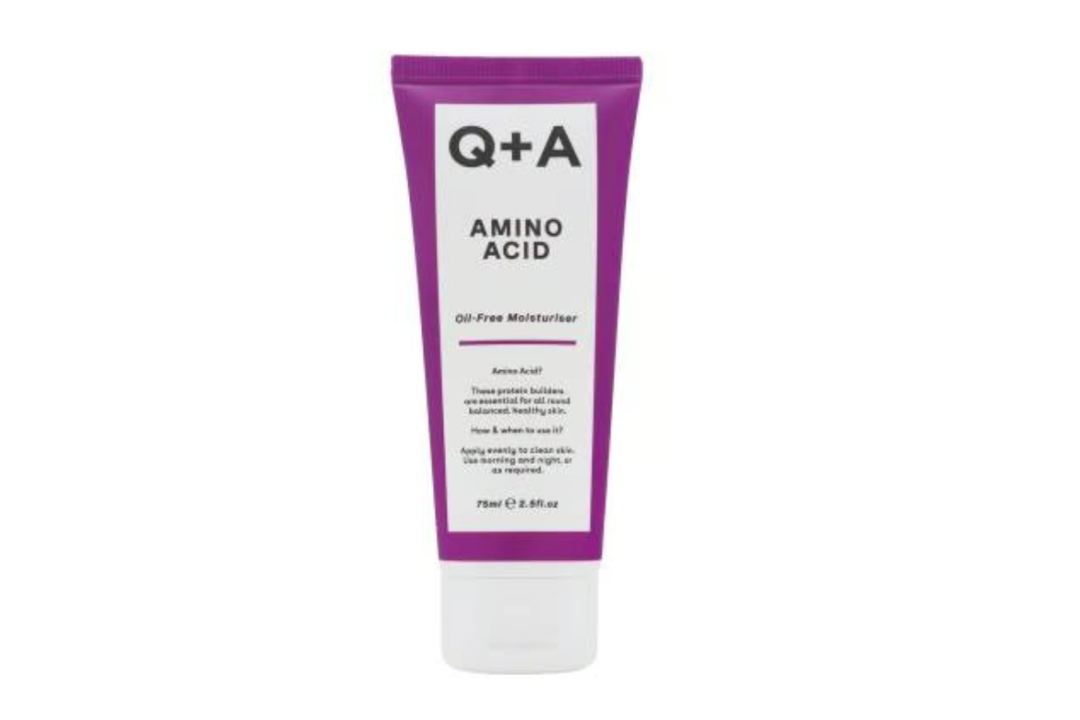 Q+A amino acid oil-free moisturiser review