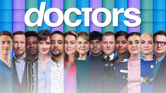 Doctors S24,(l-r) Luca Mcintyre (ROSS MCLAREN), Jimmi Clay (ADRIAN LEWIS MORGAN), Bear Sylvester (DEX LEE), Emma Reid (DIDO MILES), Sid Vere (ASHLEY RICE), Zara Carmichael (ELIZABETH DERMOT WALSH), Nina Bulsara (WENDI PETERS), Suni Bulsara (RAHUL ARYA), Rob Hollins (CHRIS WALKER), Ruhma Carter (BHARTI PATEL), Scarlett Kiernan (KIA PEGG), Kirsty Millar (KIRUNA STAMELL), Al Haskey (IAN MIDLANE)