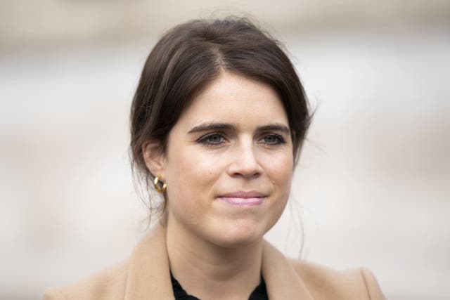 Princess Eugenie spoke to former prime minister Theresa May for her podcast (Kirsty O’Connor/PA)