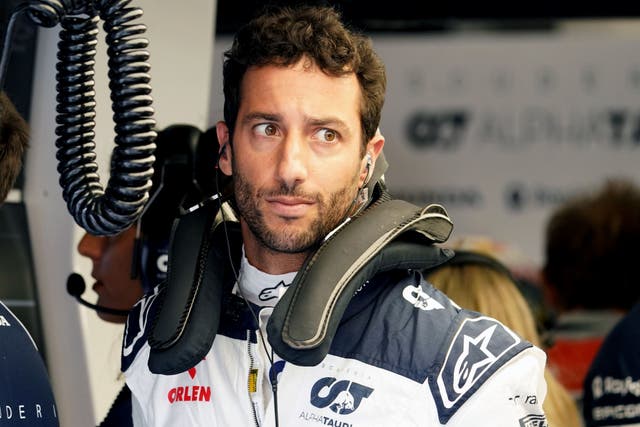Daniel Ricciardo has been suffering with a hand injury (Tim Goode/PA)