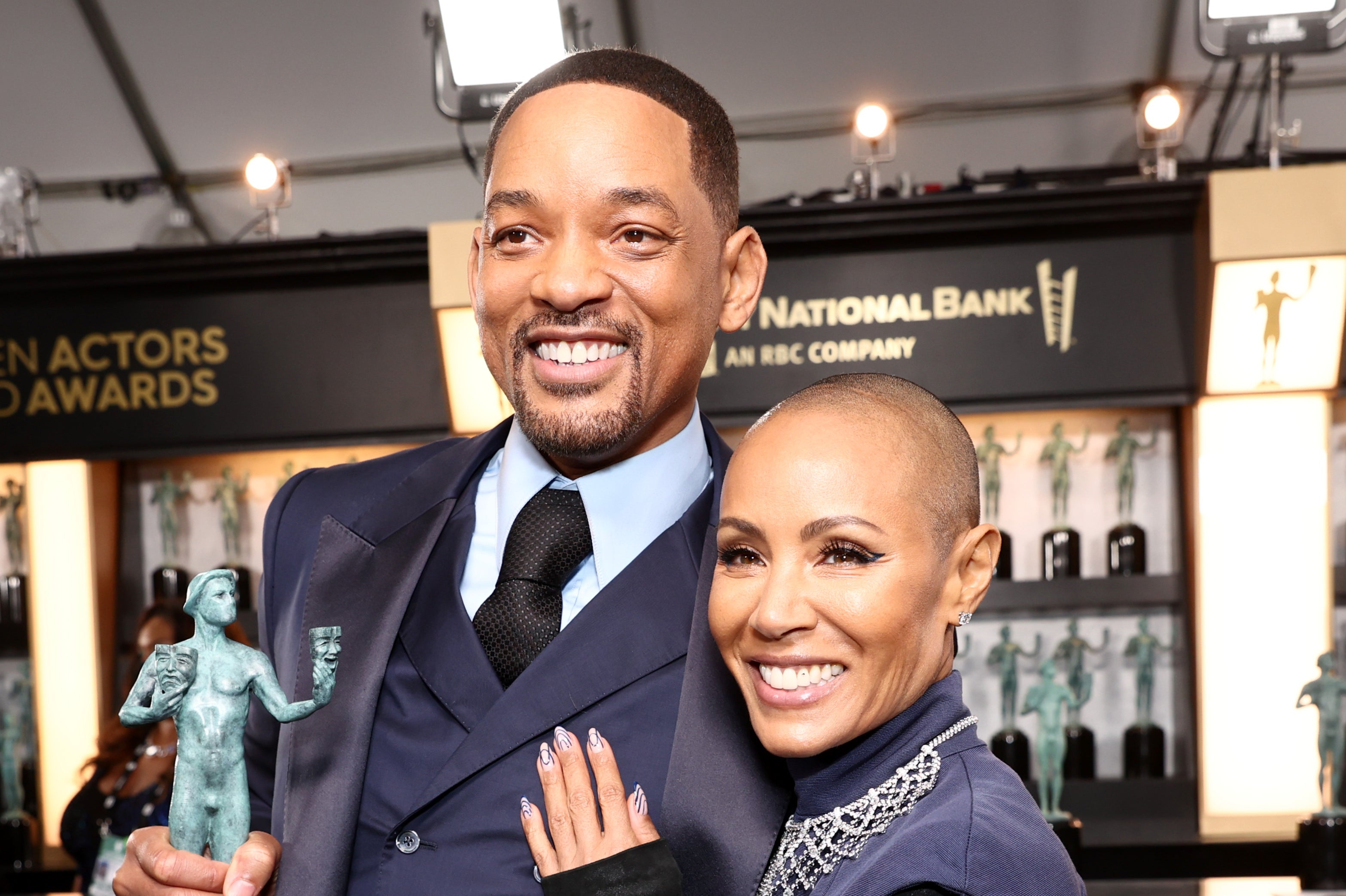 Will and Jada photographed in February 2022