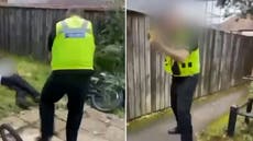 Moment boy, 14, tasered by police in Birmingham