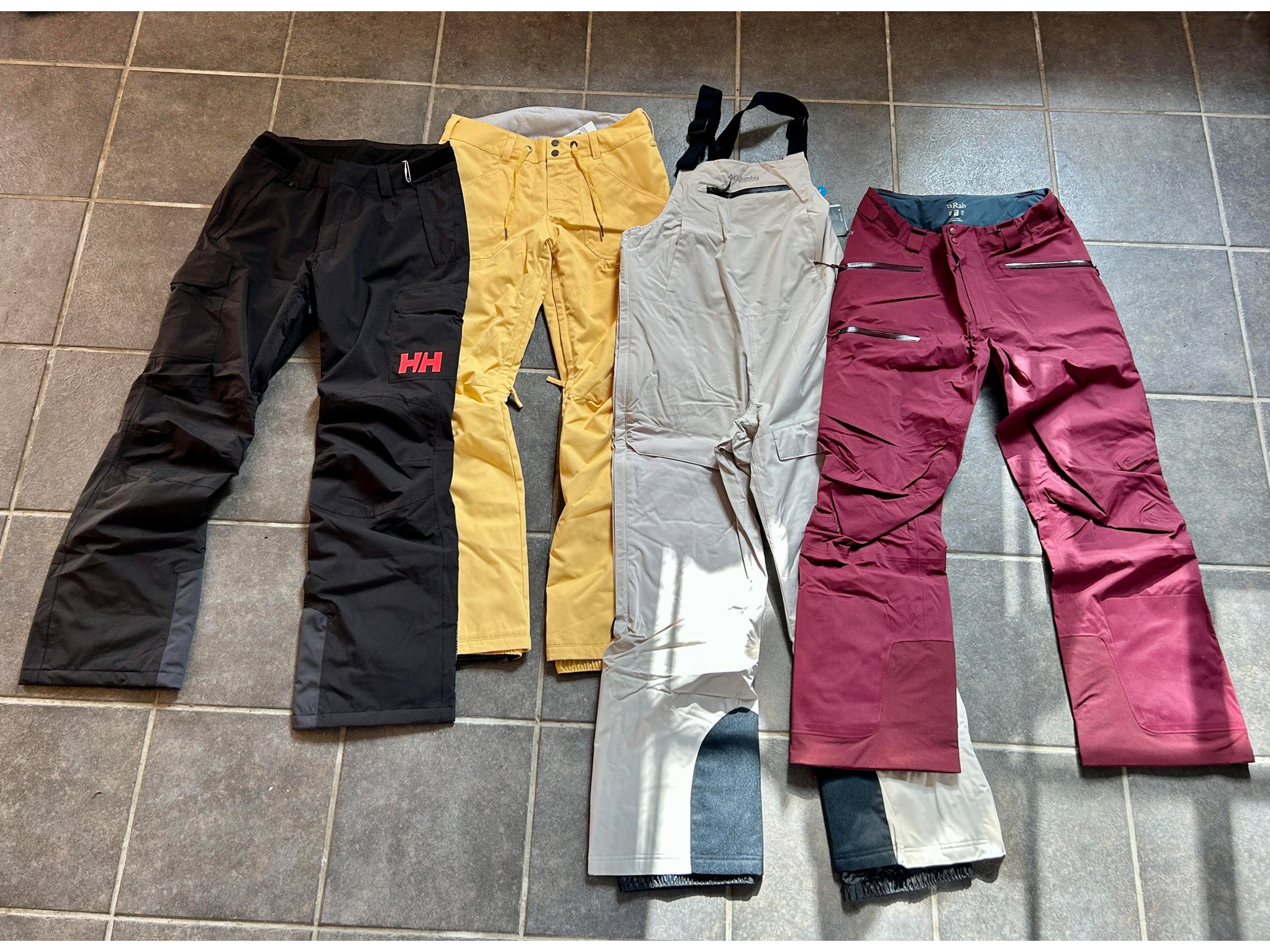 A selection of the some of the best women’s ski pants that we tested