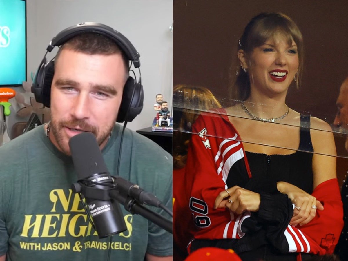 Travis Kelce gets candid about whether he ‘pushed’ Taylor Swift’s security guard