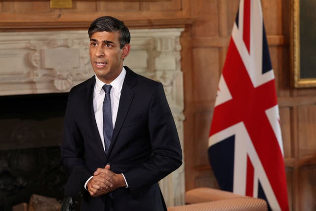 Prime Minister Rishi Sunak is travelling to Israel (PA)