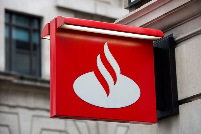 Santander UK has warned businesses to be on ‘high alert’ to impersonation scams (Laura Lean/PA)