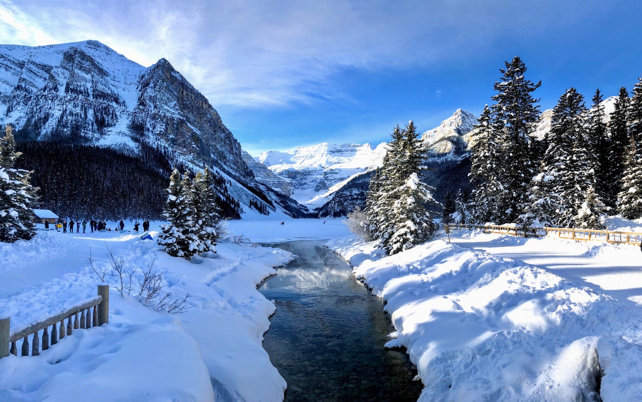 Lake Louise is the largest of the resorts in Banff National Park
