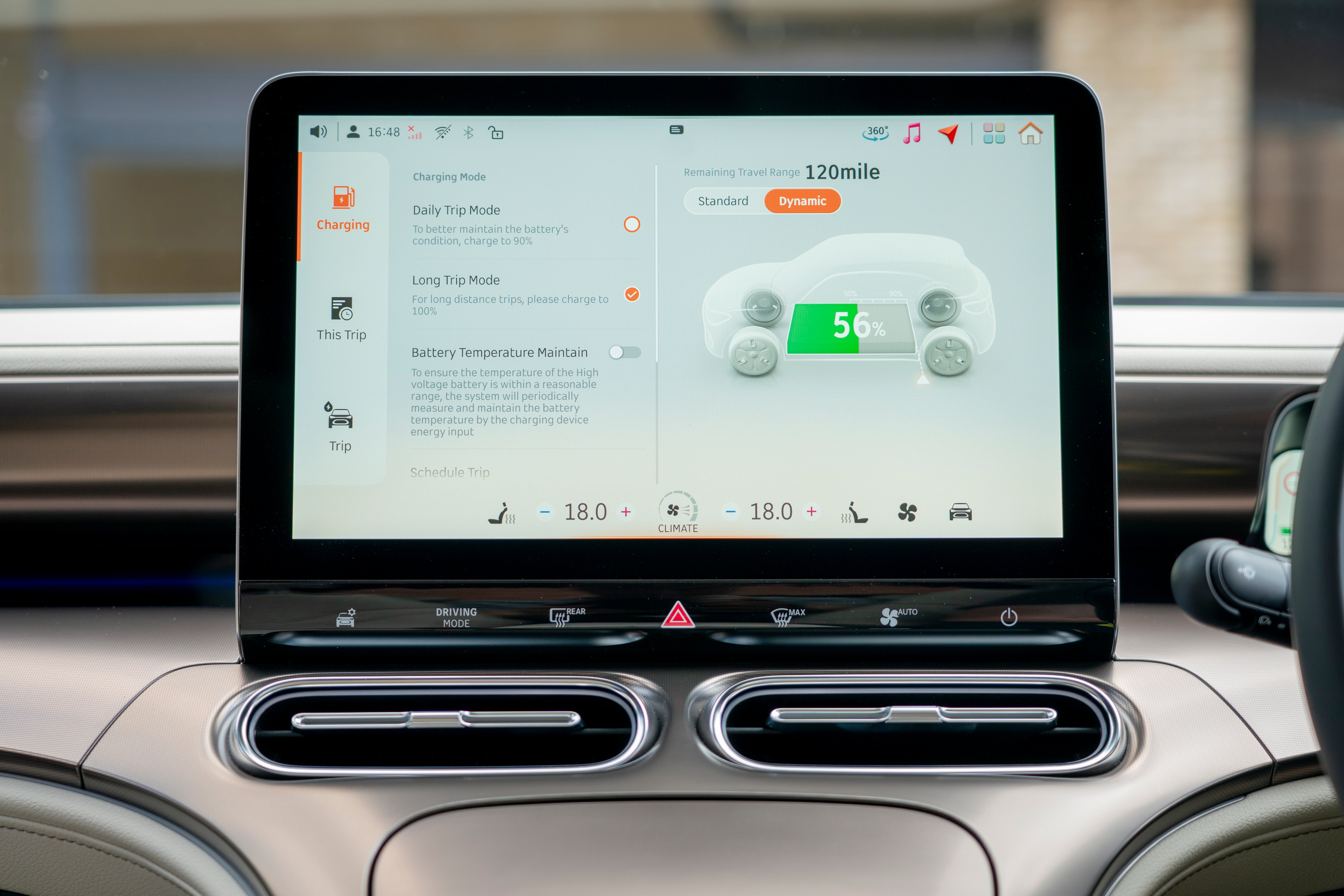 The touchscreen controls work in a slightly different way and are therefore harder to navigate