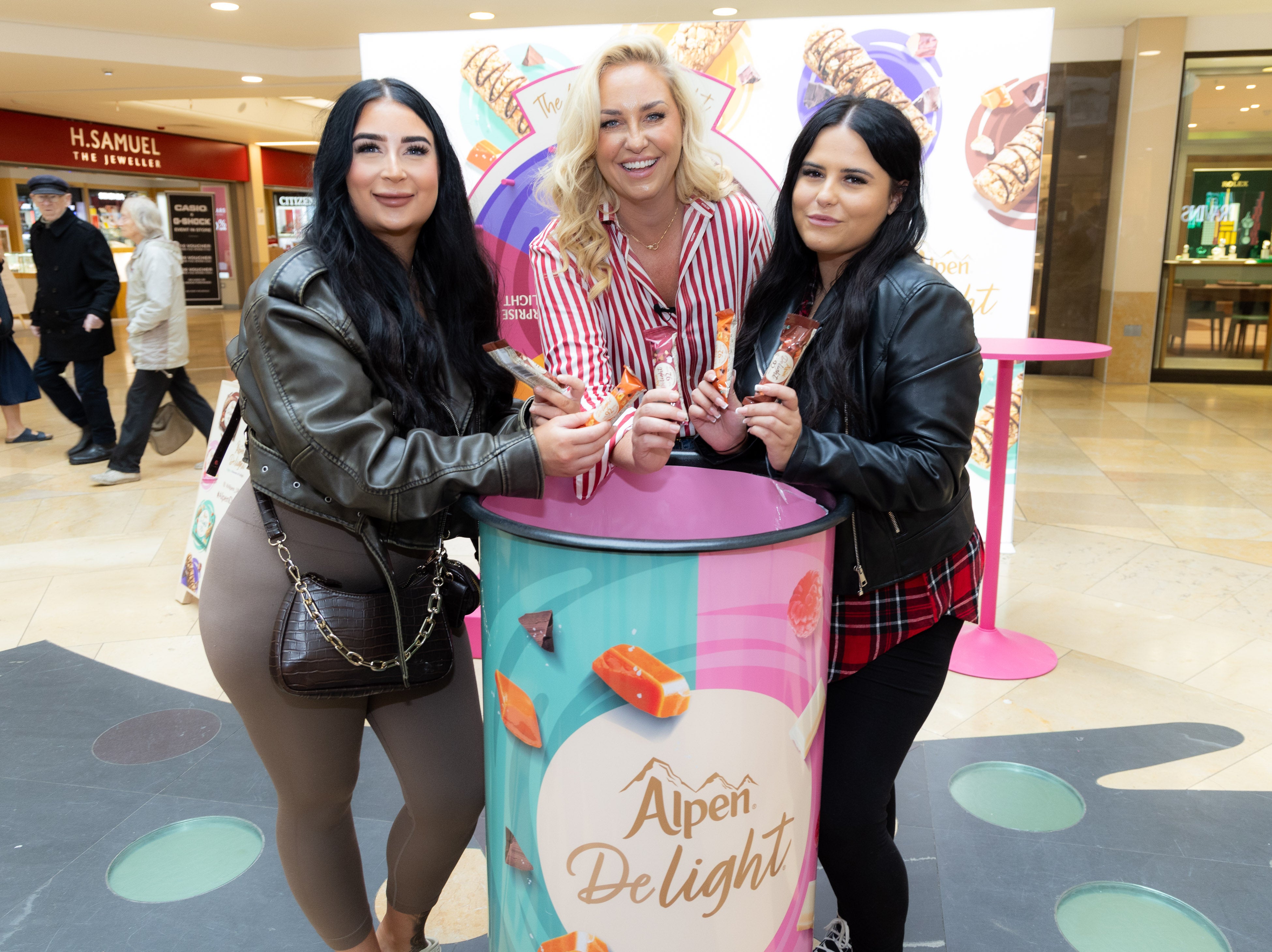The research was commissioned by Alpen Delight, which visited a Cardiff shopping centre with TV personality Josie Gibson to ask shoppers about the little things that bring them happiness