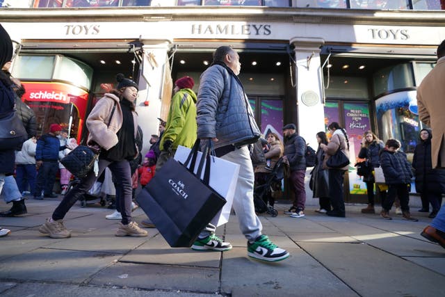 New figures are expected to show that retail sales dipped in September (James Manning/PA)
