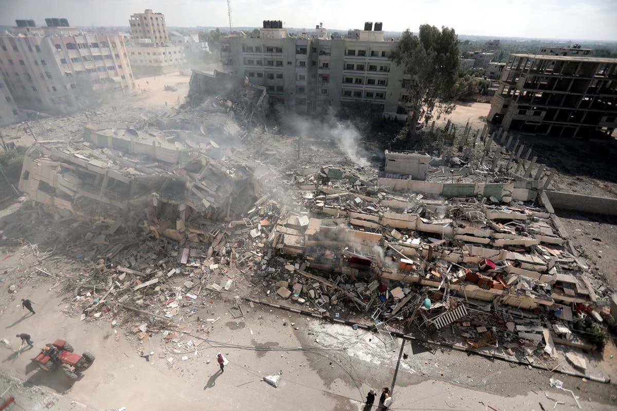 Israel-Gaza war live: Biden to address America as Israeli troops mass at Gaza border