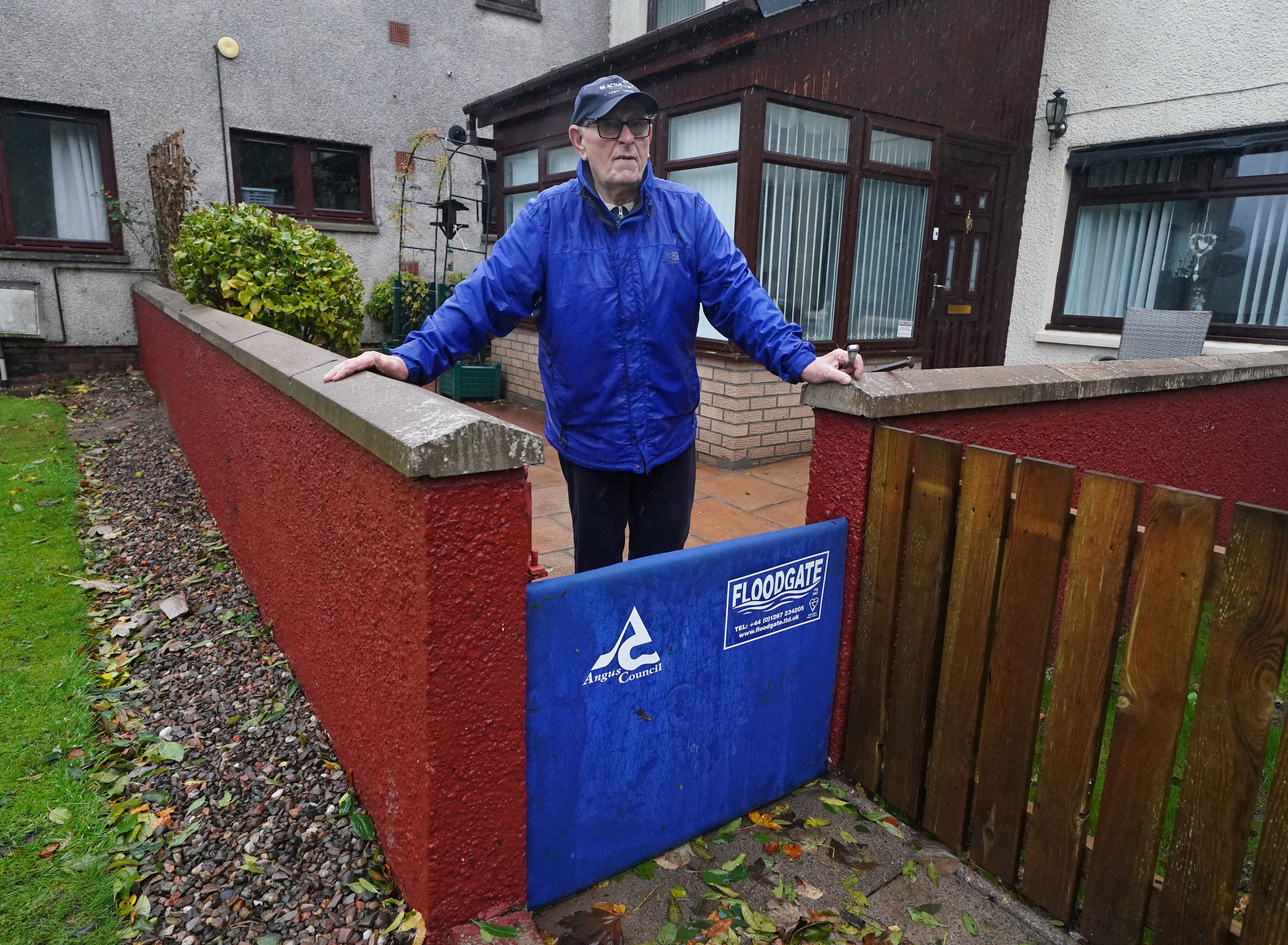 John Stewart, 82, of Brechin, said he will not be leaving his home