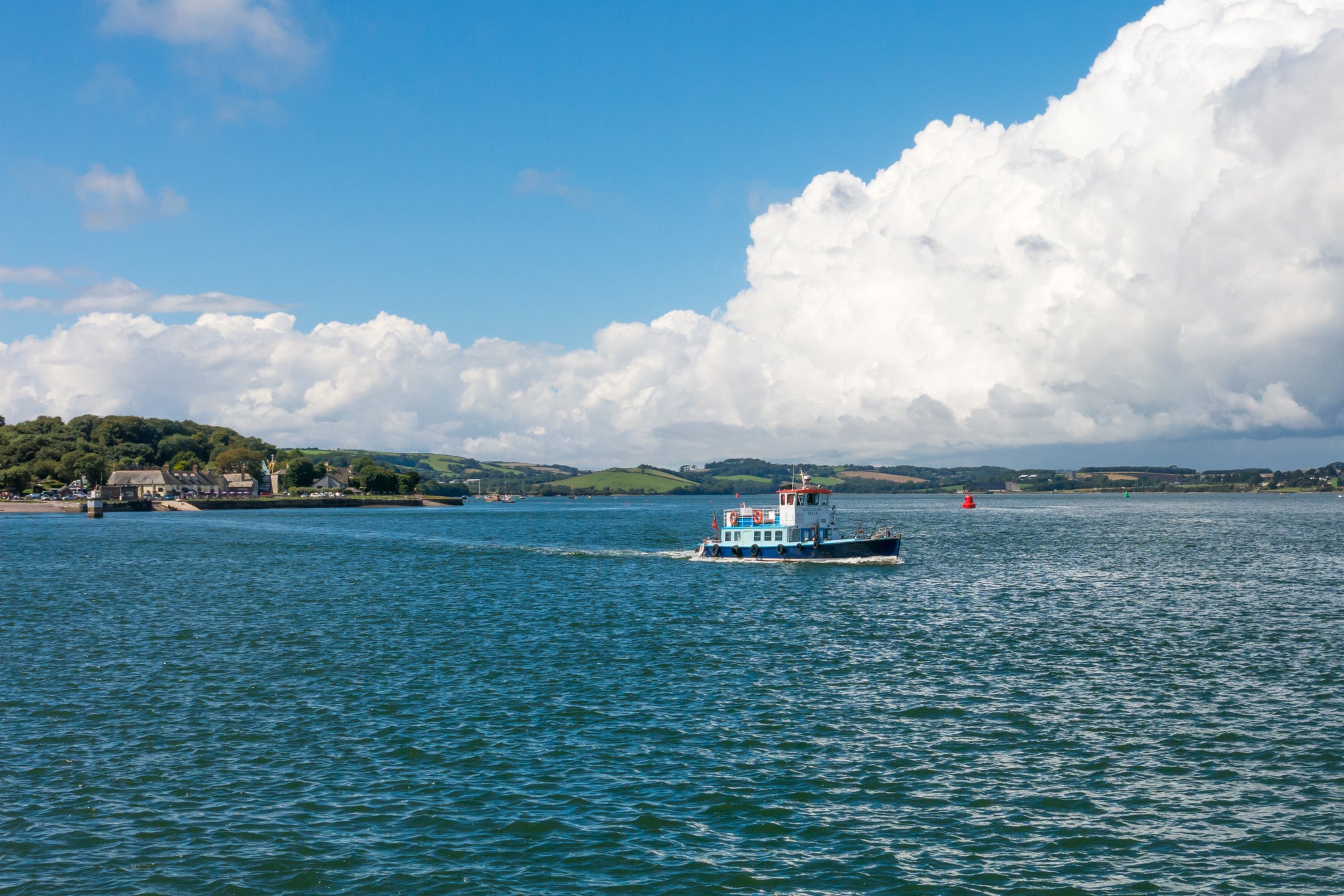 The Cremyll Ferry links Devon with Cornwall