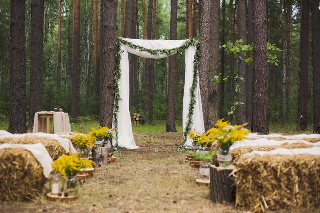 Outdoor weddings will be trending in 2024 (Alamy/PA)