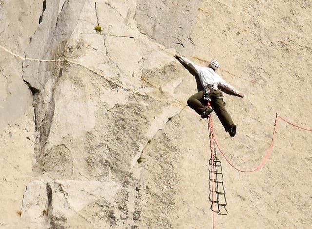 <p>Nick Ehman has broken the record for fastest solo climb on El Capitan</p>