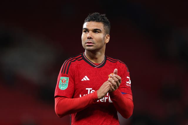 <p>Casemiro will miss United’s next two matches </p>