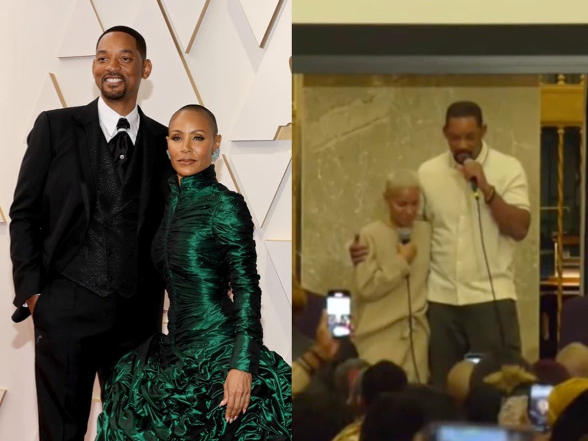 Will Smith speaks to crowd about relationship with Jada Pinkett Smith