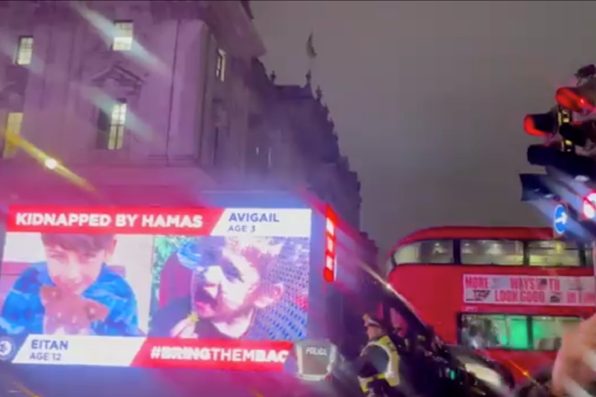 Met Police ‘shut down vans showing pictures of children kidnapped by Hamas’ Met Police ‘shut down vans showing pictures of children kidnapped by Hamas’
