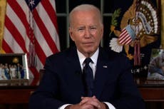 Donald Trump attacks Biden’s ‘incompetence and weakness’ ahead of presidential address to the nation