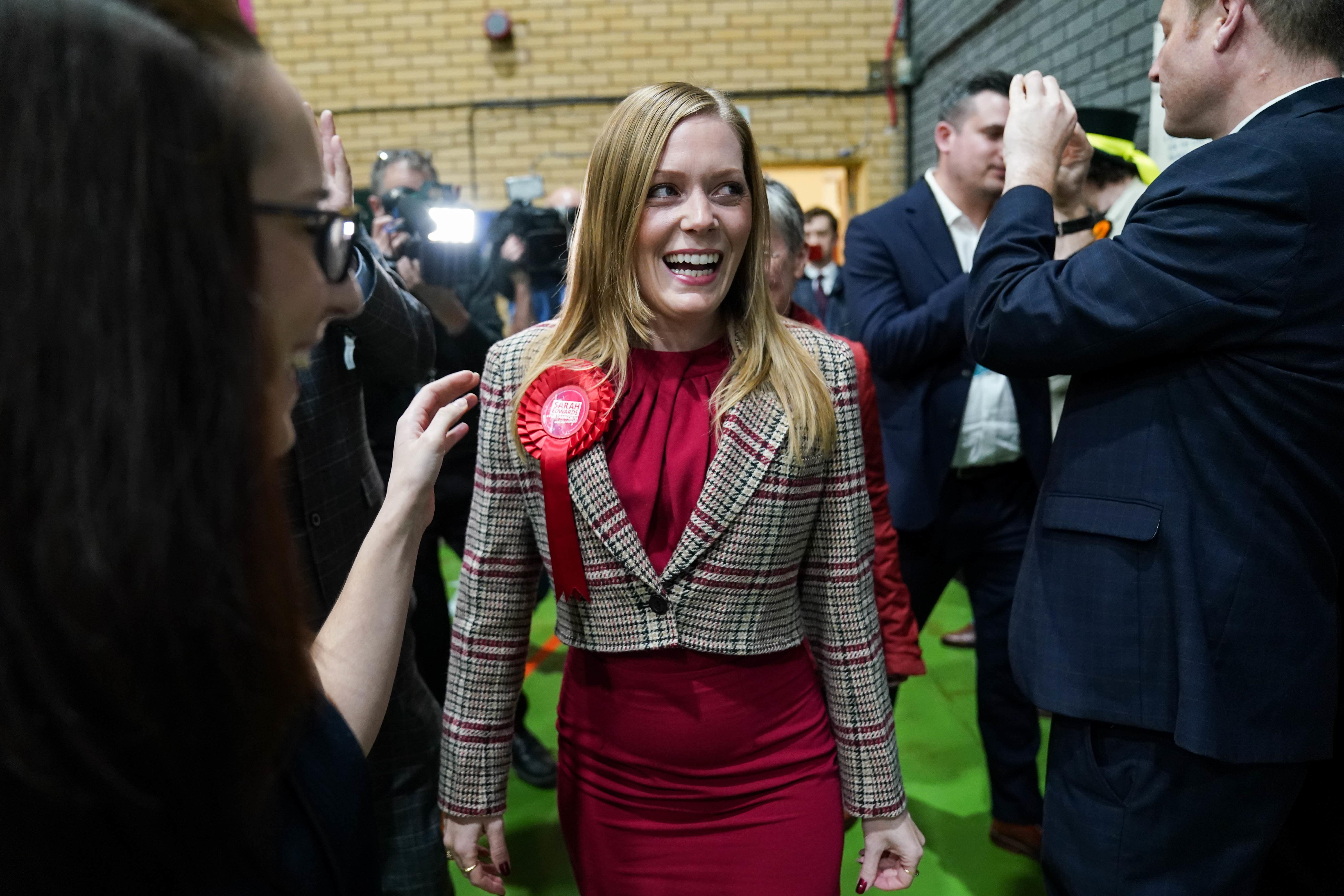 New Labour MP fpr Tamworth Sarah Edwards (PA)