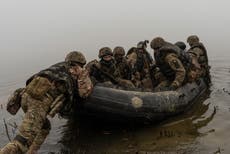 Ukraine-Russia war - live: Putin pushes more soldiers to frontline despite failing offensive