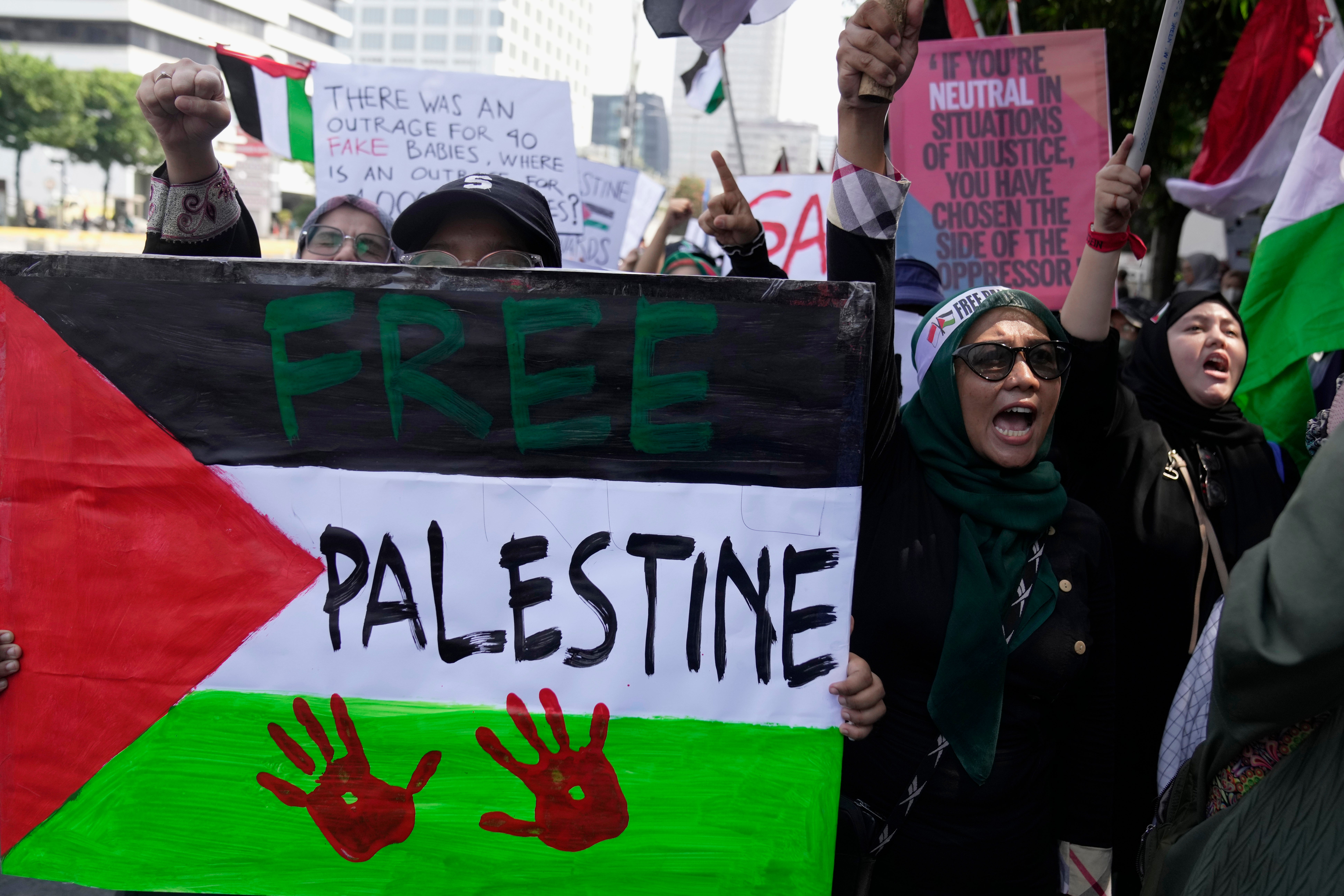 Indonesia Israel Palestinians