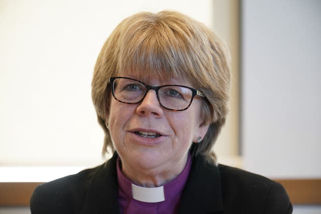 The Bishop of London Sarah Mullally said standalone services for same-sex blessings were not likely to happen before 2025 (Jonathan Brady/PA)