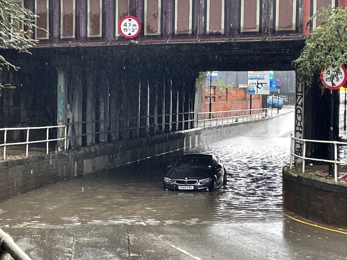 Storm Babet – live: Second rare red alert and hundreds of flood warnings as ‘worst is yet to come’