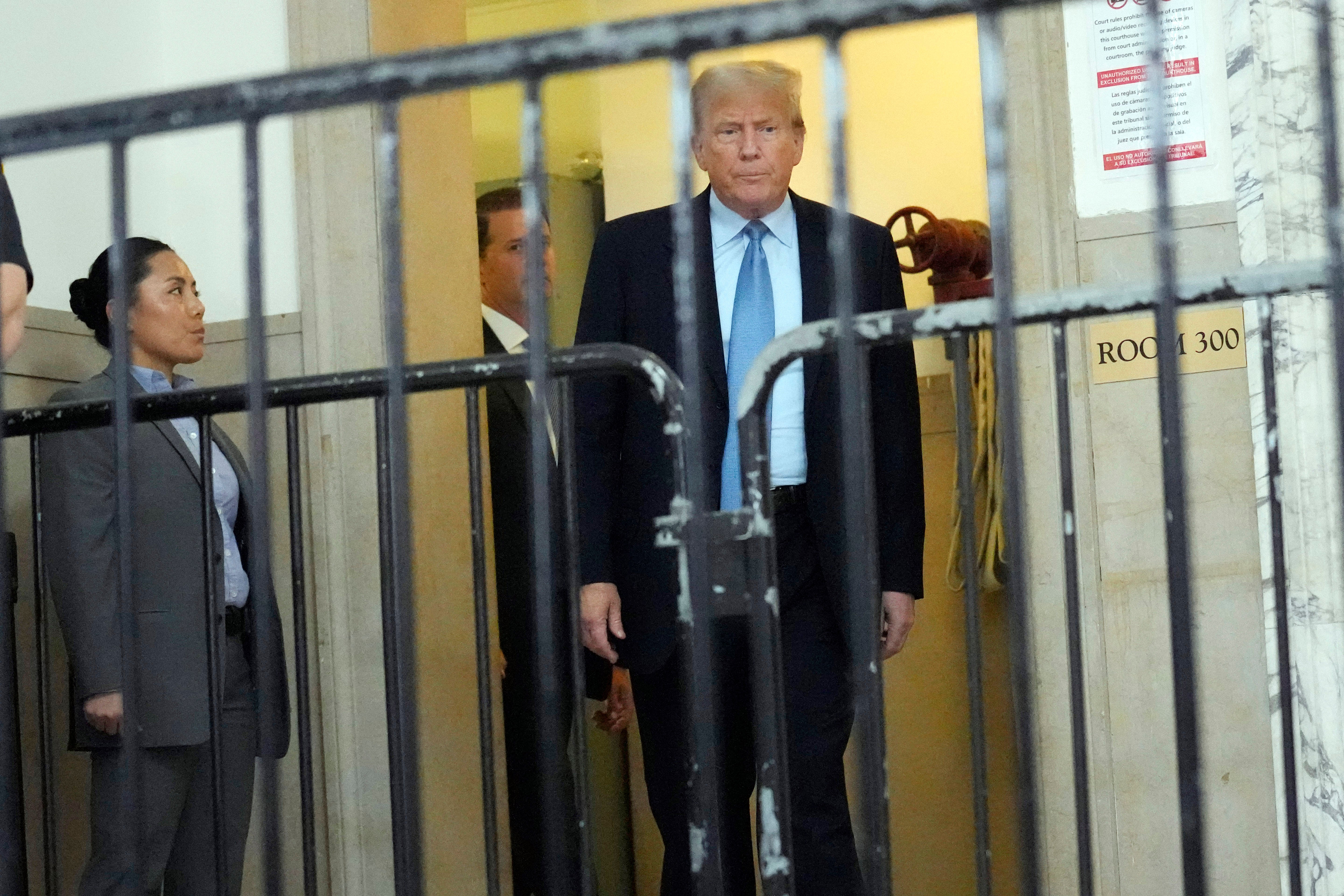 Donald Trump returns to the courtroom in his New York fraud trial on 18 October 2023