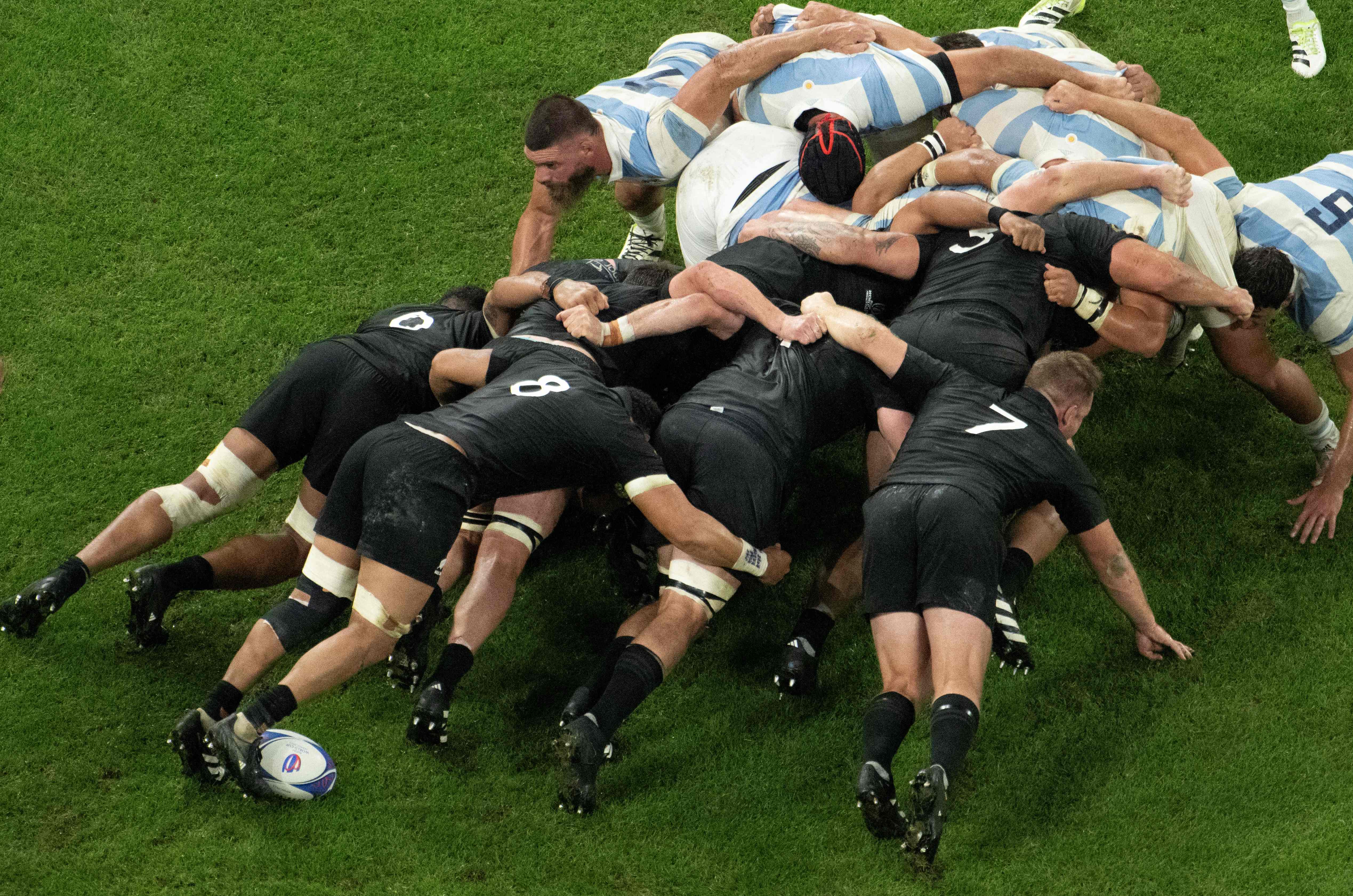 New Zealand’s scrum also proved effective