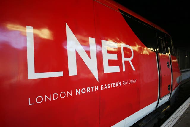 LNER train at King’s Cross (Jonathan Brady/PA)