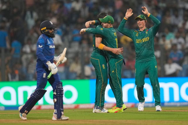 <p>England were roundly thrashed by South Africa in Mumbai </p>