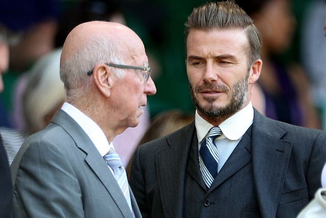 David Beckham praised the impact the late Sir Bobby Charlton had on his career. (Steve Paston/PA)