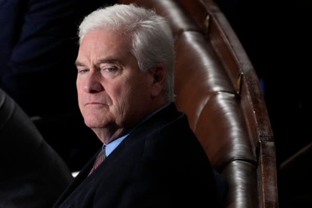 <p>US House Majority Whip Tom Emmer, pictured on Friday </p>