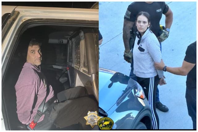 <p>Daniel Serafini (left) and Samantha Scott (right) were arrested on Friday (20 October) in connection with shootings two years ago </p>