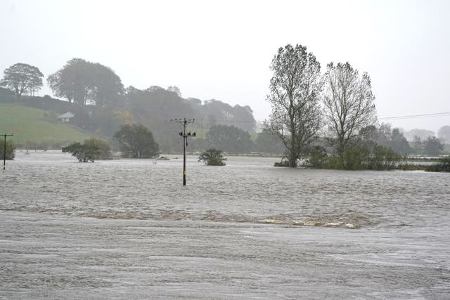 Flooding has hit various parts of the UK (PA)