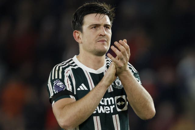 Harry Maguire was praised by Erik ten Hag for his Bramall Lane display (Richard Sellers/PA)
