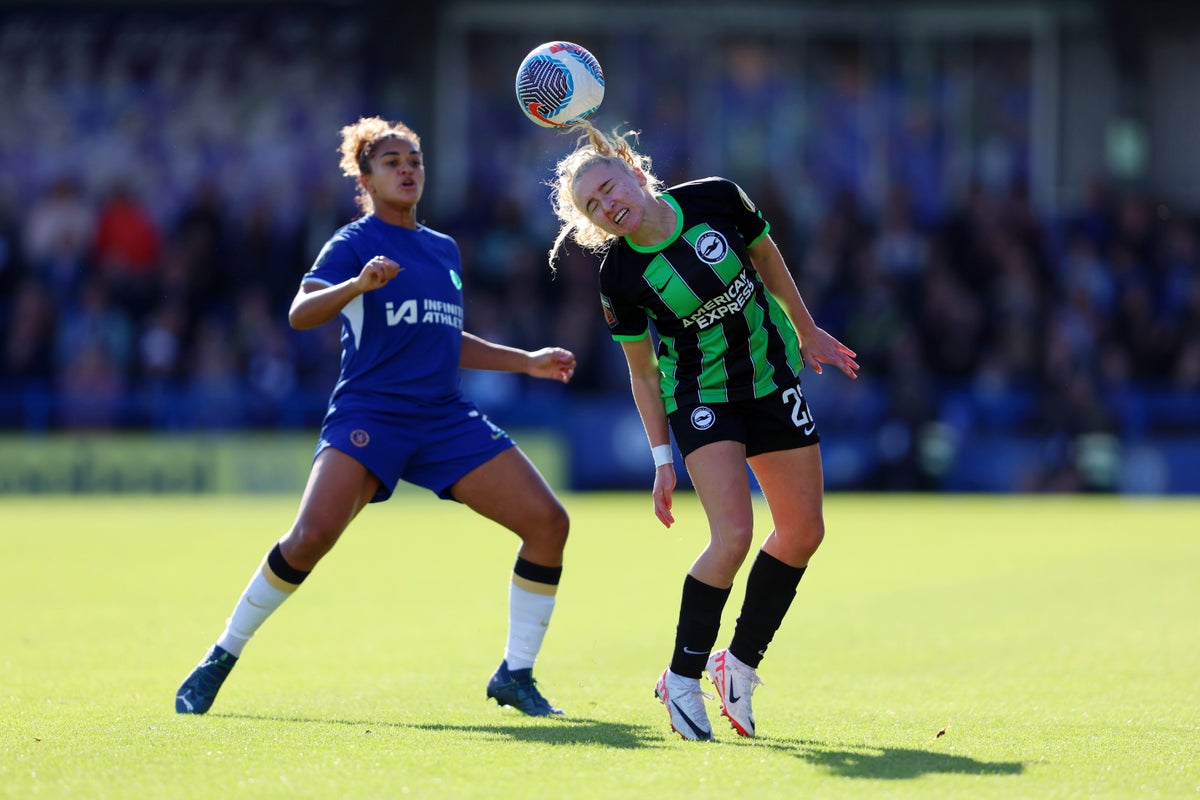 Chelsea vs Brighton & Hove Albion LIVE: Women’s Super League latest score, goals and updates from fixture