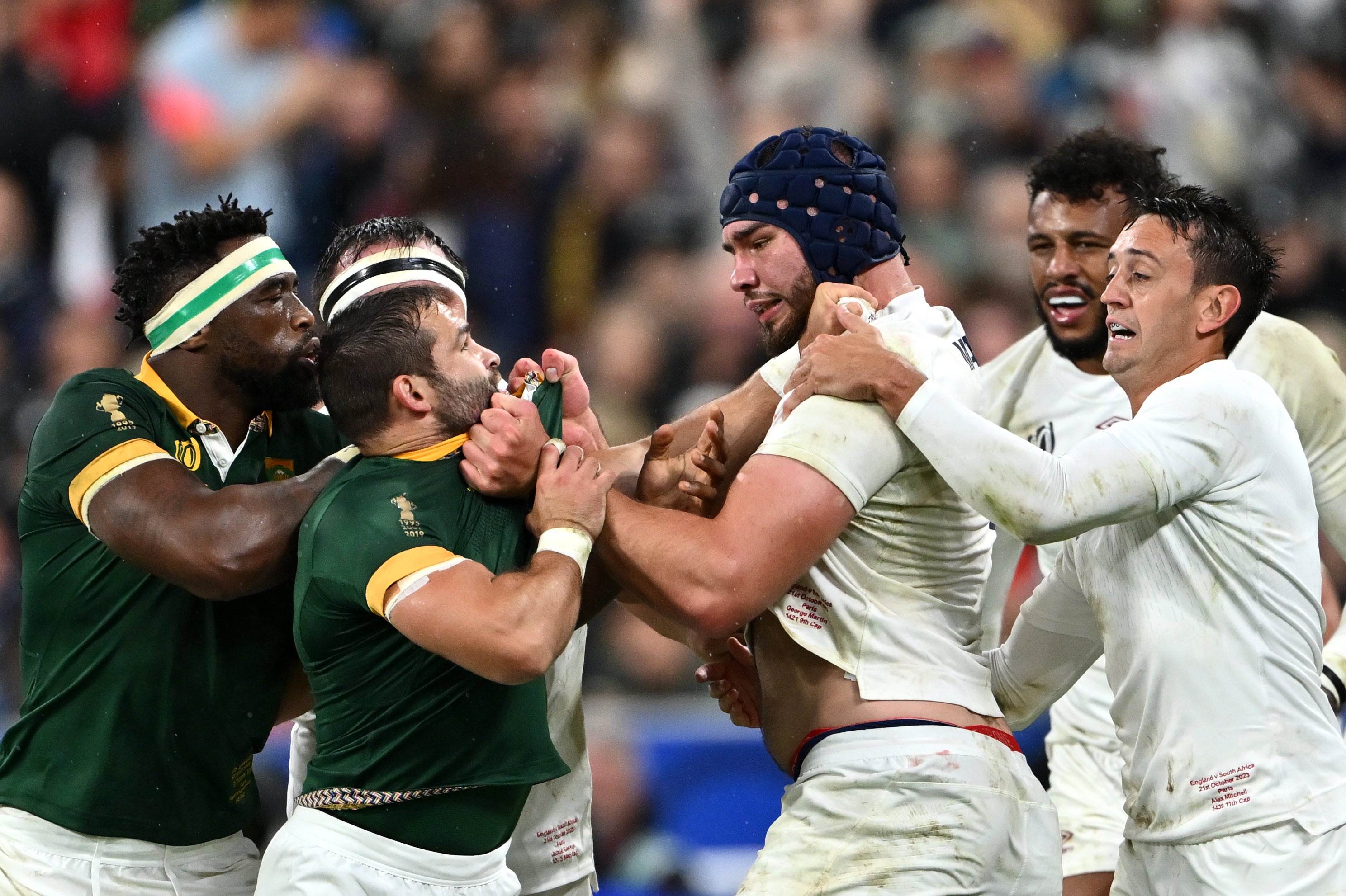 Young England lock George Martin impressed against South Africa